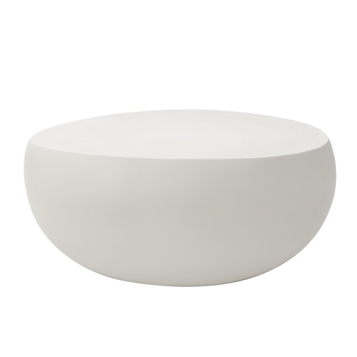 Elementi Home - Ikaria Cobble Coffee Table - Cream White