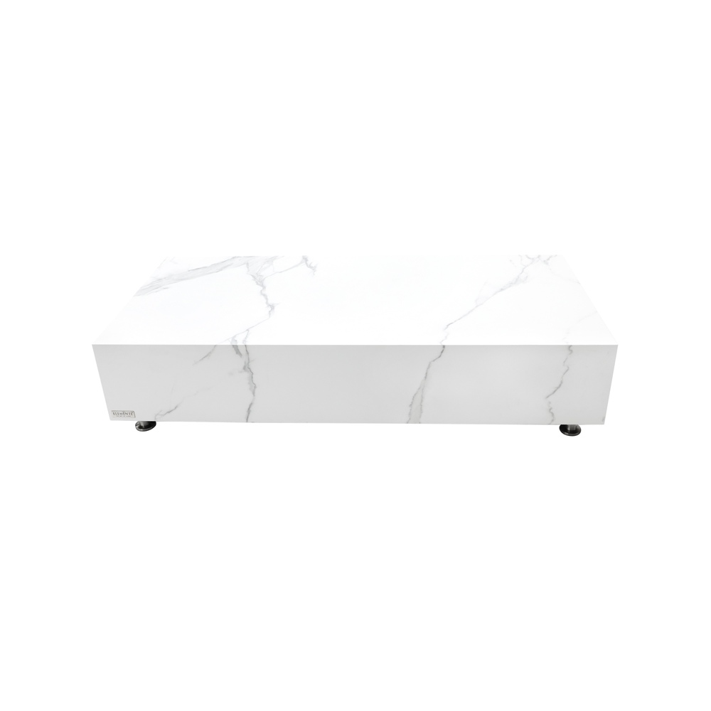 Elementi Home - Bianco Coffee Table - Rectangle - White