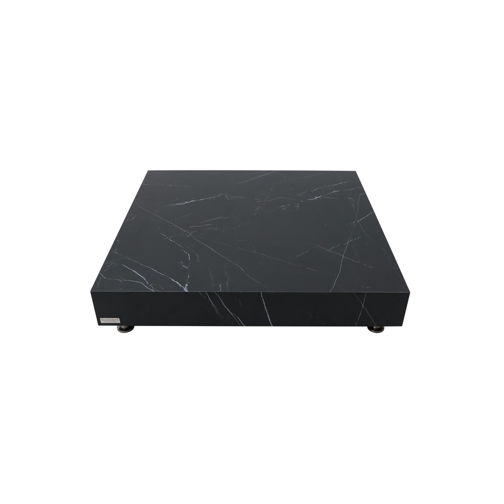 Elementi Home - Sofia Coffee Table - Large Square - Black