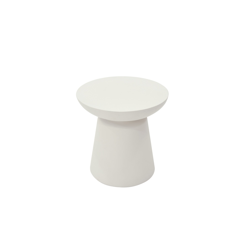 Elementi Home - Kylix Side Table - Cream White