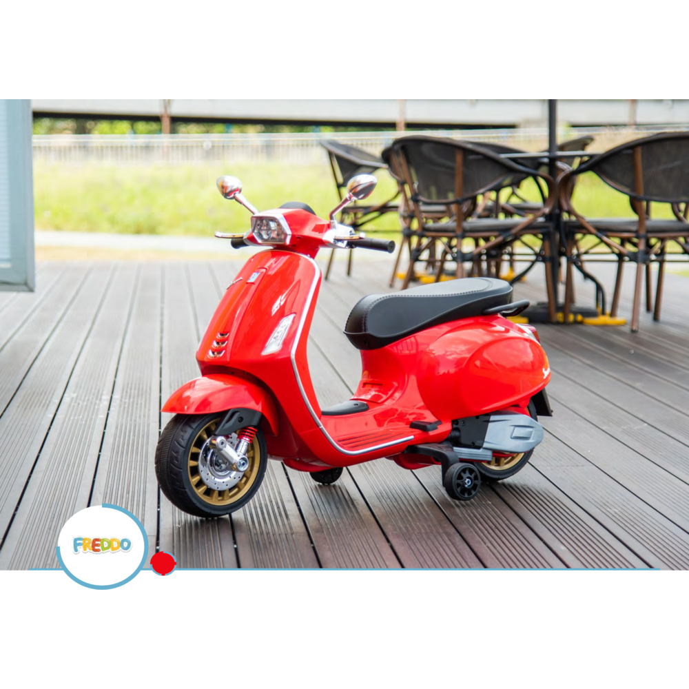 Freddo - Vespa 12v 1 Seater - Red