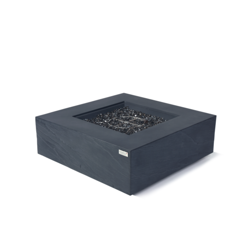 Elementi Plus - Roraima Fire Table - Slate Black - Natural Gas