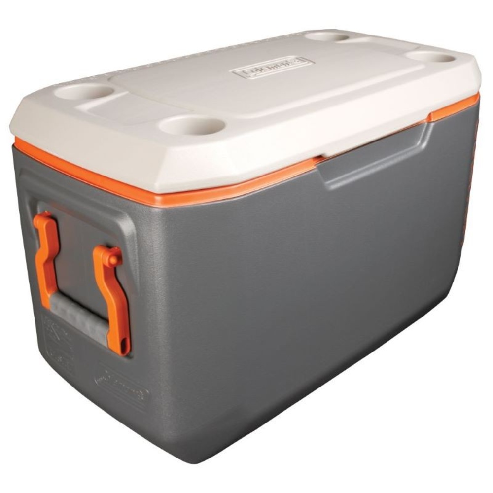 Coleman -- 70 Qt  Xtreme Cooler -  Gray W/orange Vertical Logo