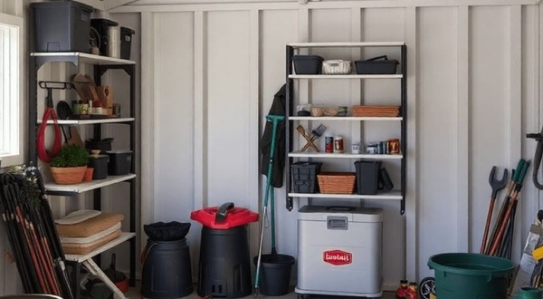 Horizontal vs. Vertical Shed Storage: Which Suncast Shelf Kit is Right for Your Shed?