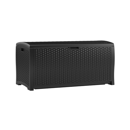 Suncast - 99 Gallon Resin Deck Box - Black