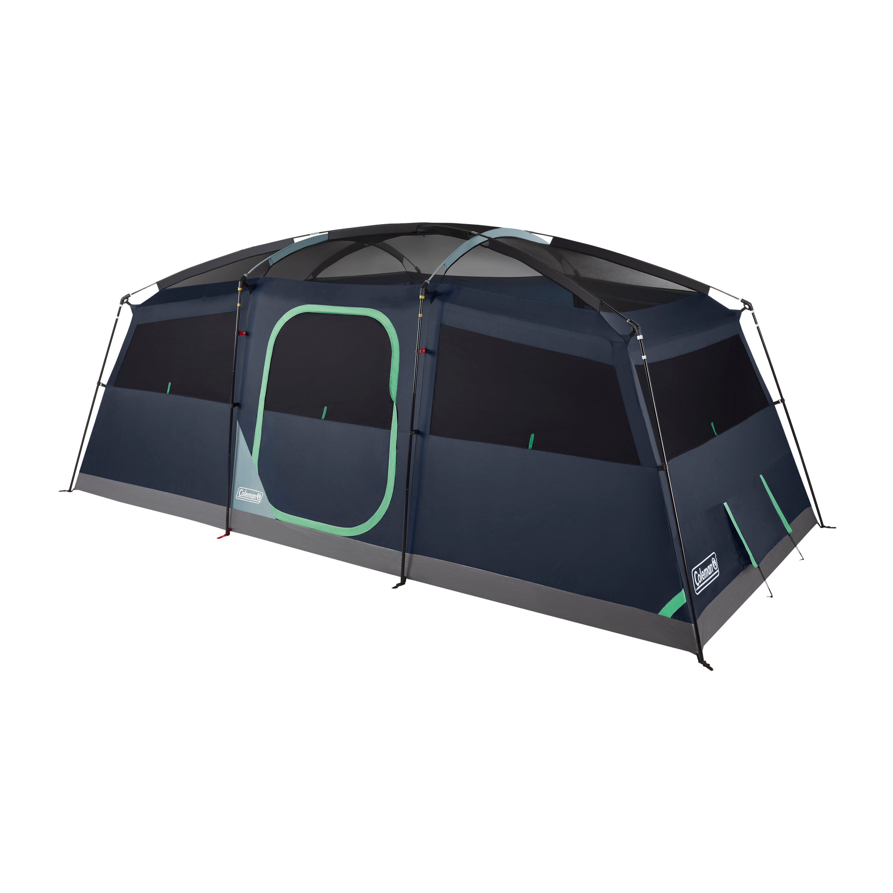 Coleman - 10-Person Sunlodge 2-door Conventional Cabin Tent - Blue Nights