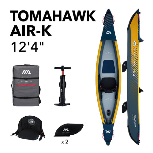Aqua Marina - 12'4" Tomahawk 1-person Speed Kayak - Aqua Marina