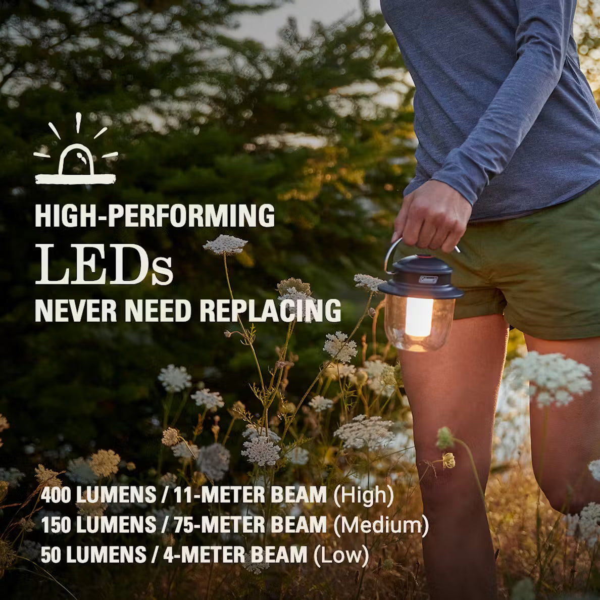Coleman - Coleman Classic Recharge 400 Lumens LED Lantern