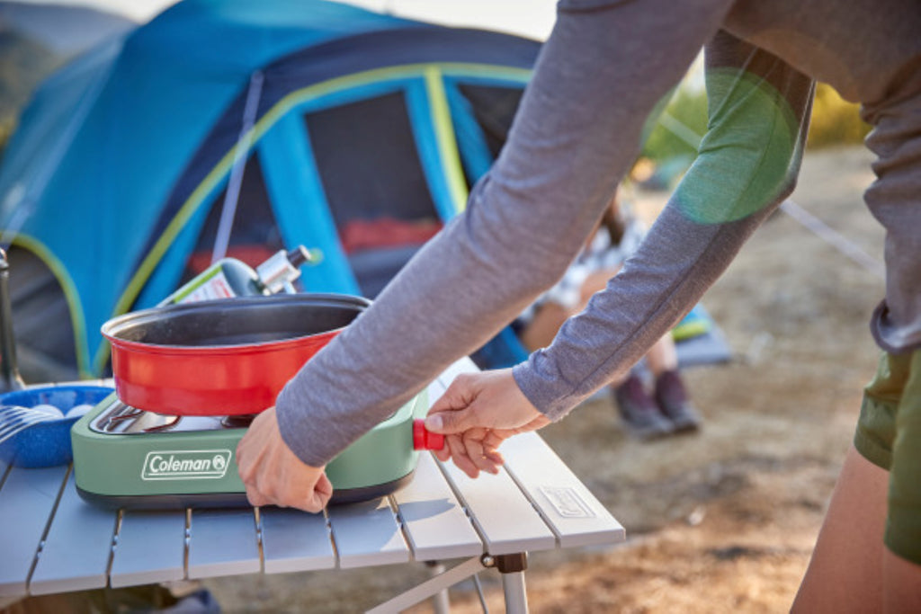 Coleman - Cascade 18 1-Burner Propane Stove - Moss Green