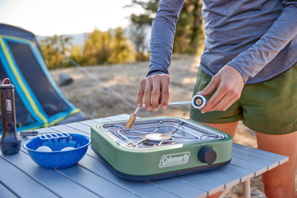 Coleman - Cascade 18 1-Burner Propane Stove - Moss Green
