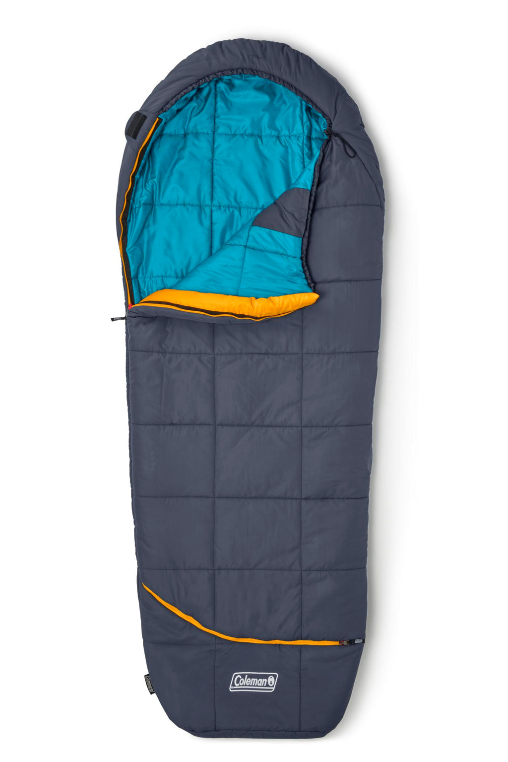 Coleman -- Big Bay Sleeping Bag -6C Contour Big & Tall - Blue