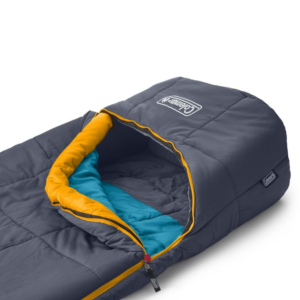 Coleman -- Big Bay Sleeping Bag -6C Contour Big & Tall - Blue