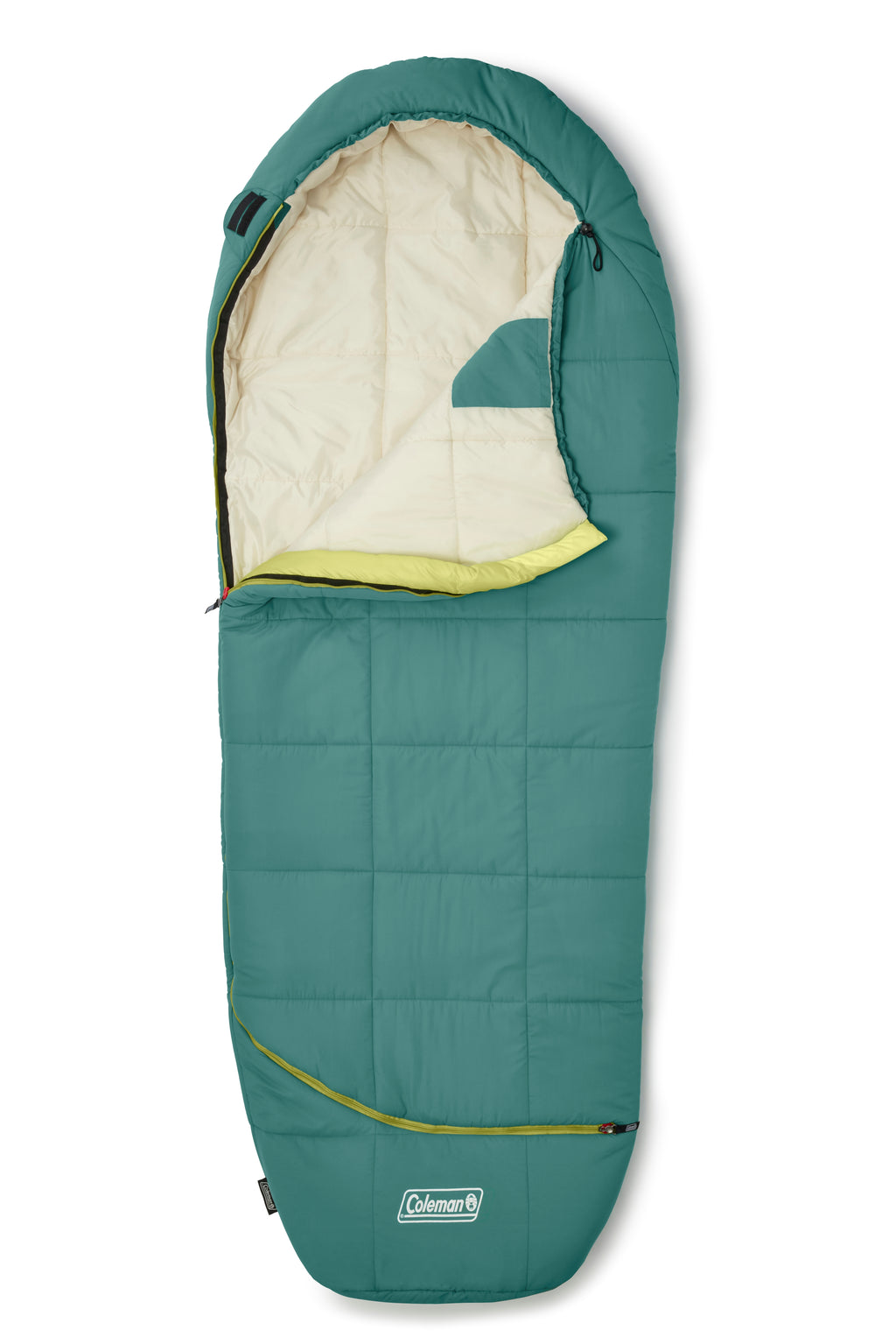Coleman -- Big Bay Sleeping Bag 5C Contour Big & Tall - Green