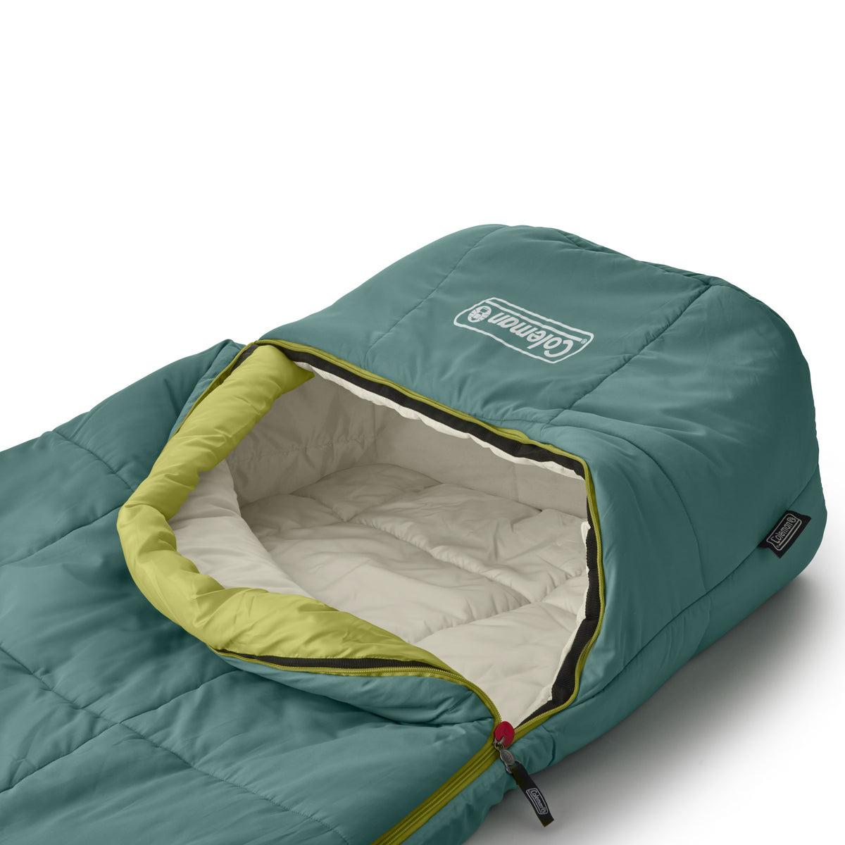 Coleman -- Big Bay Sleeping Bag 5C Contour Big & Tall - Green
