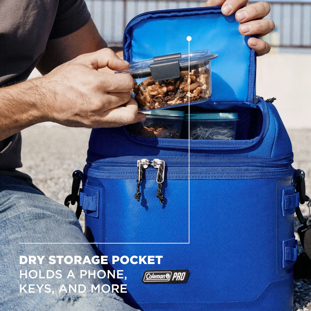 Coleman - PRO Soft Cooler 16 can - Neptune Blue