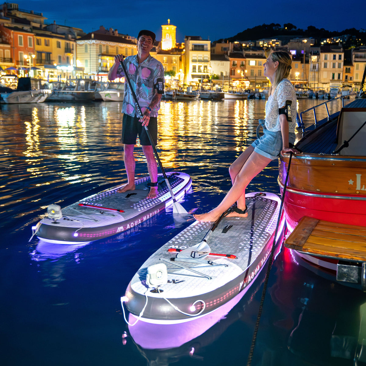 Aqua Marina - GLOW 10'4" All-around iSUP with Ambient Light System - Aqua Marina Canada