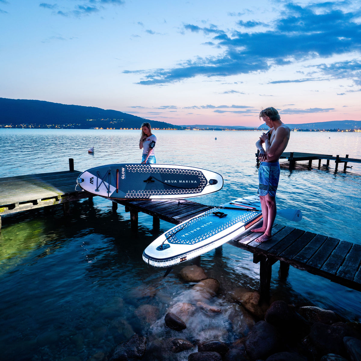 Aqua Marina - GLOW 10'4" All-around iSUP with Ambient Light System - Aqua Marina Canada