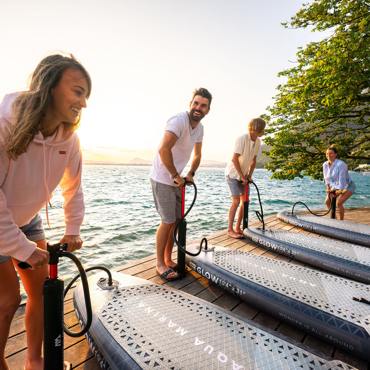 Aqua Marina - GLOW 10'4" All-around iSUP with Ambient Light System - Aqua Marina Canada