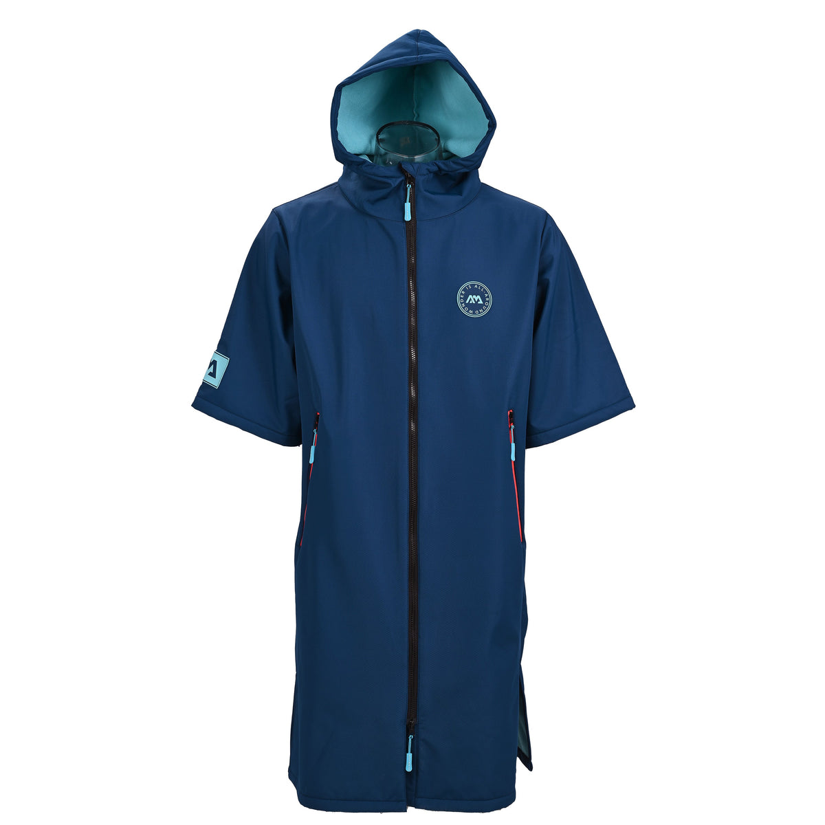 Aqua Marina - Water-repellent Thermal Poncho (Navy) - Large - Aqua Marina