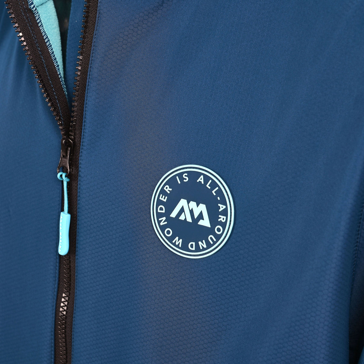 Aqua Marina - Water-repellent Thermal Poncho (Navy) - Large - Aqua Marina