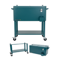 Permasteel -- 80QT Patio Cooler w/Removeable Basin - TEAL