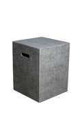 Elementi - Square Tank Cover - Textured Finish - Light Gray