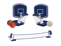 Backyard Lifestyles - Poolside Volleyball & Basketball Combo Set - Dark Blue