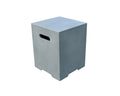 Elementi - Square Tank Cover - Smooth Finish - Light Gray