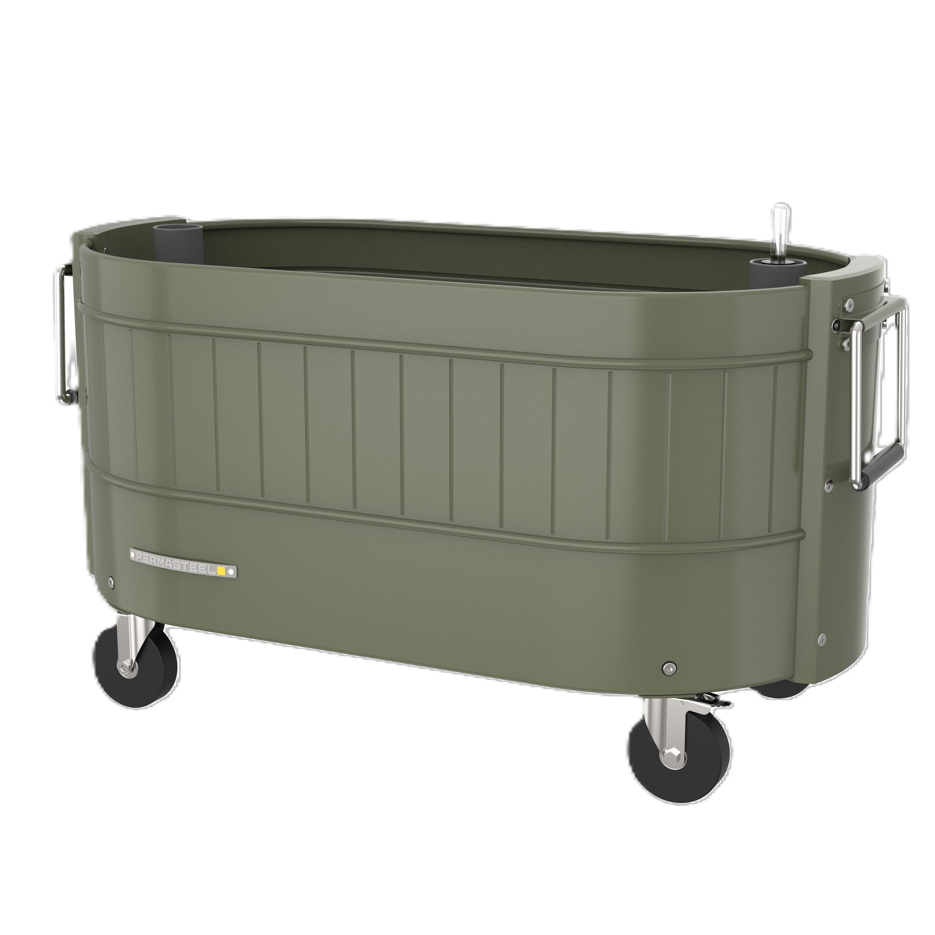 Permasteel - Garden Bed with Self-Watering System - Army Green