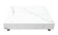 Elementi Home - Bianco Coffee Table - Large Square - White
