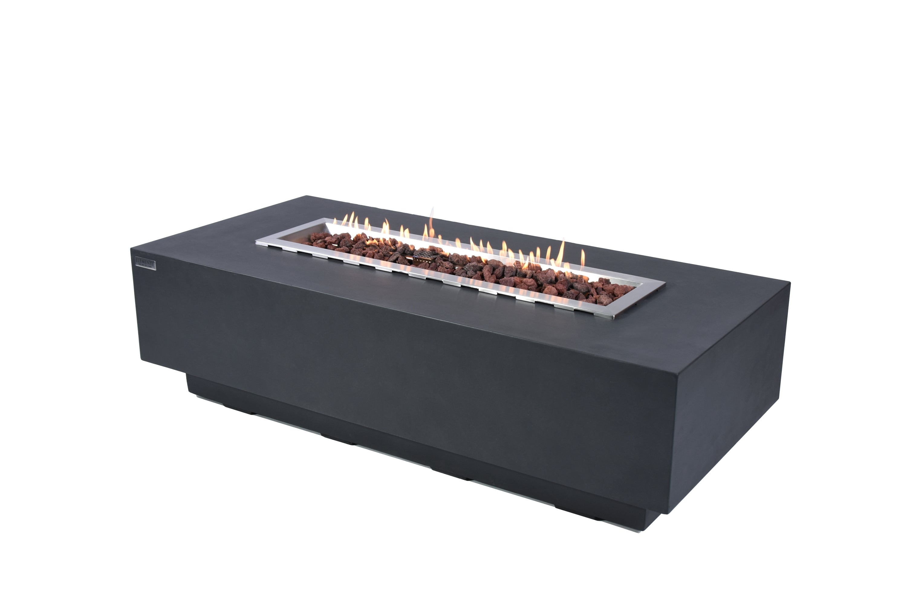 Elementi - Granville Fire Table - Dark Gray - Liquid Propane