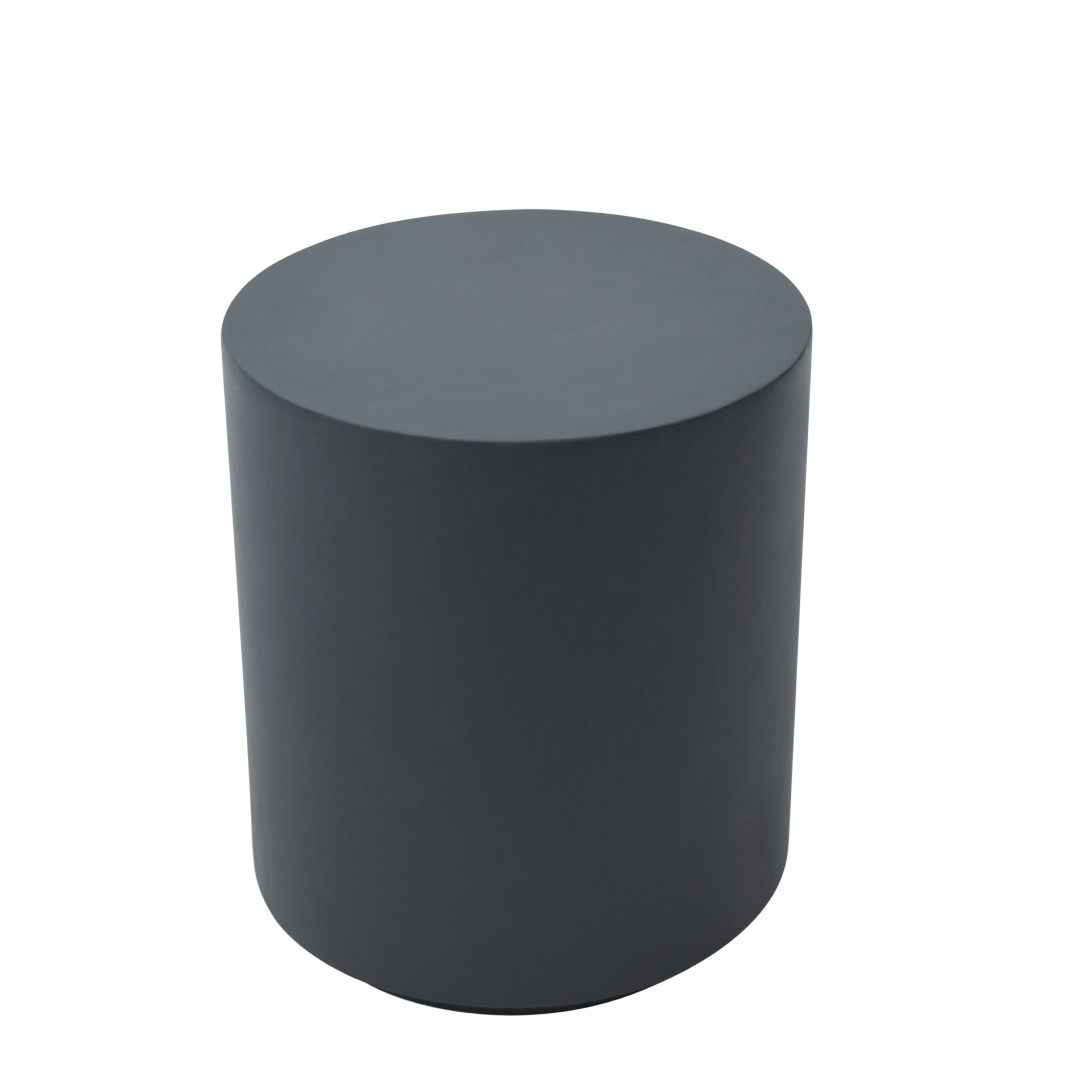 Elementi Home - Rome Concrete Side Table Large - Slate Black