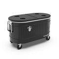 Permasteel - 80QT Rolling Cooler - Black