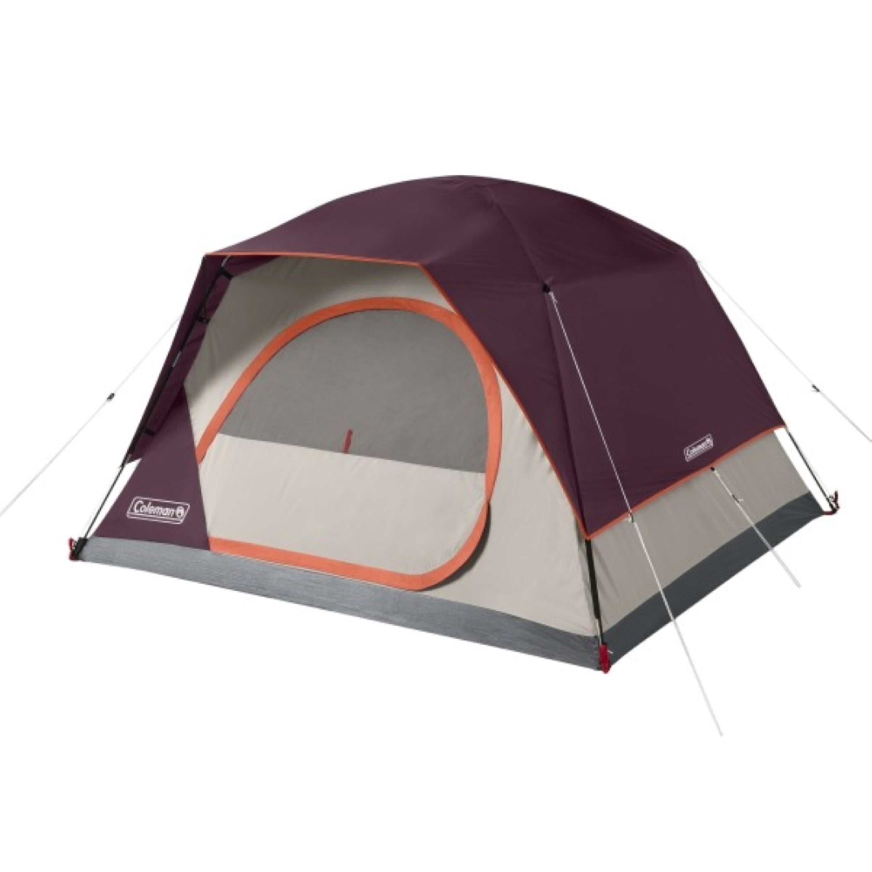 Coleman - Skydome 4-Person Camping Tent - Blackberry