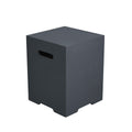 Elementi - Square Tank Cover - Smooth Finish - Dark Gray