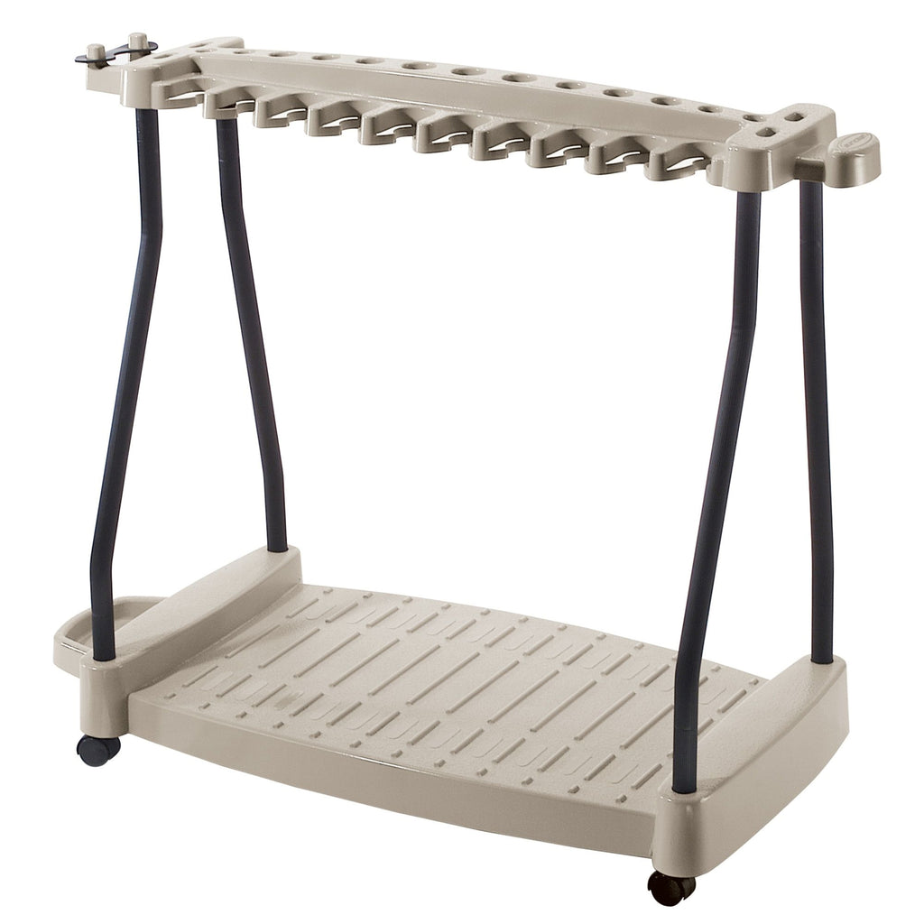 Suncast - Tool Rack with Wheels - Taupe