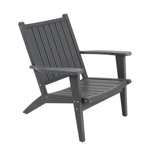 Club Adirondack Chair - Dark Grey