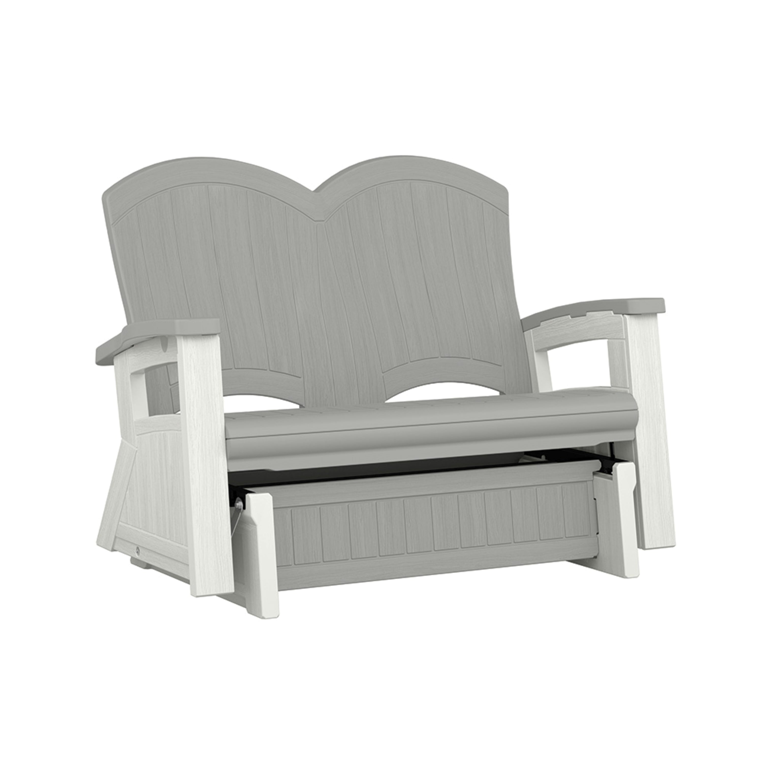 Suncast - Adirondack Glider - Dove Gray