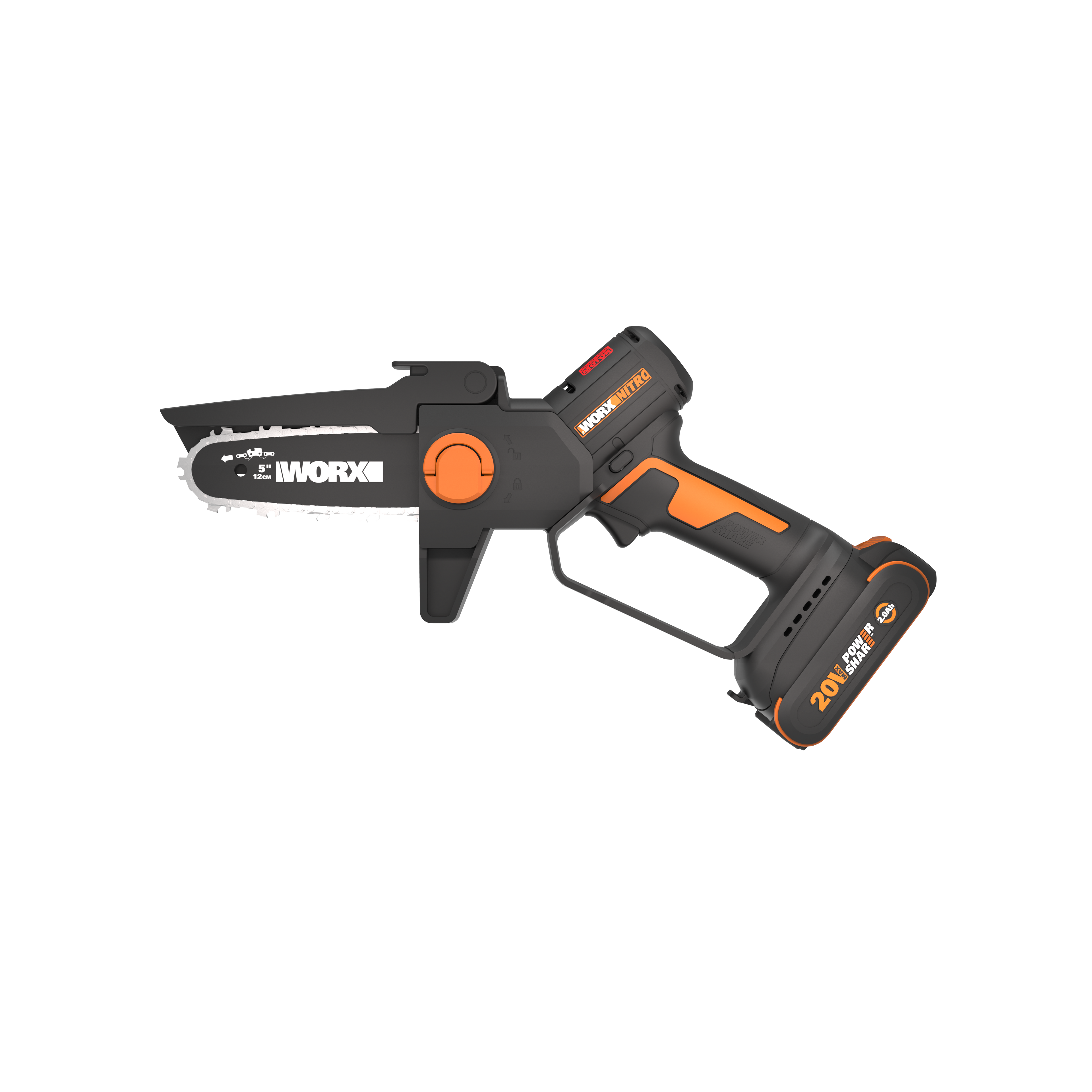 Worx -- Nitro 20V Brushless 5" Pruning Saw