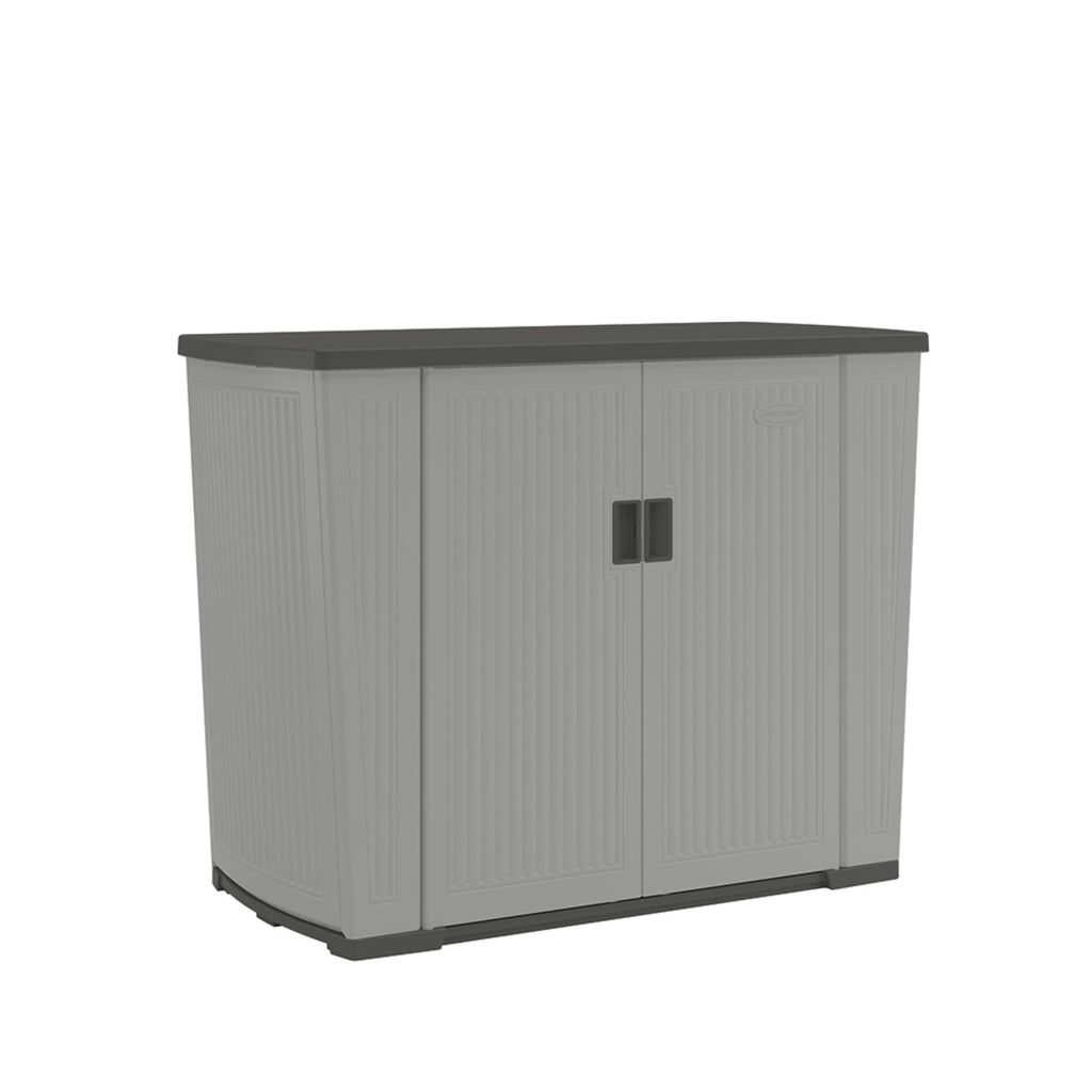 Suncast - 130 Gal. Backyard Oasis Storage Unit - Dove Gray