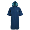 Aqua Marina - Water-repellent Thermal Poncho (Navy) - Large