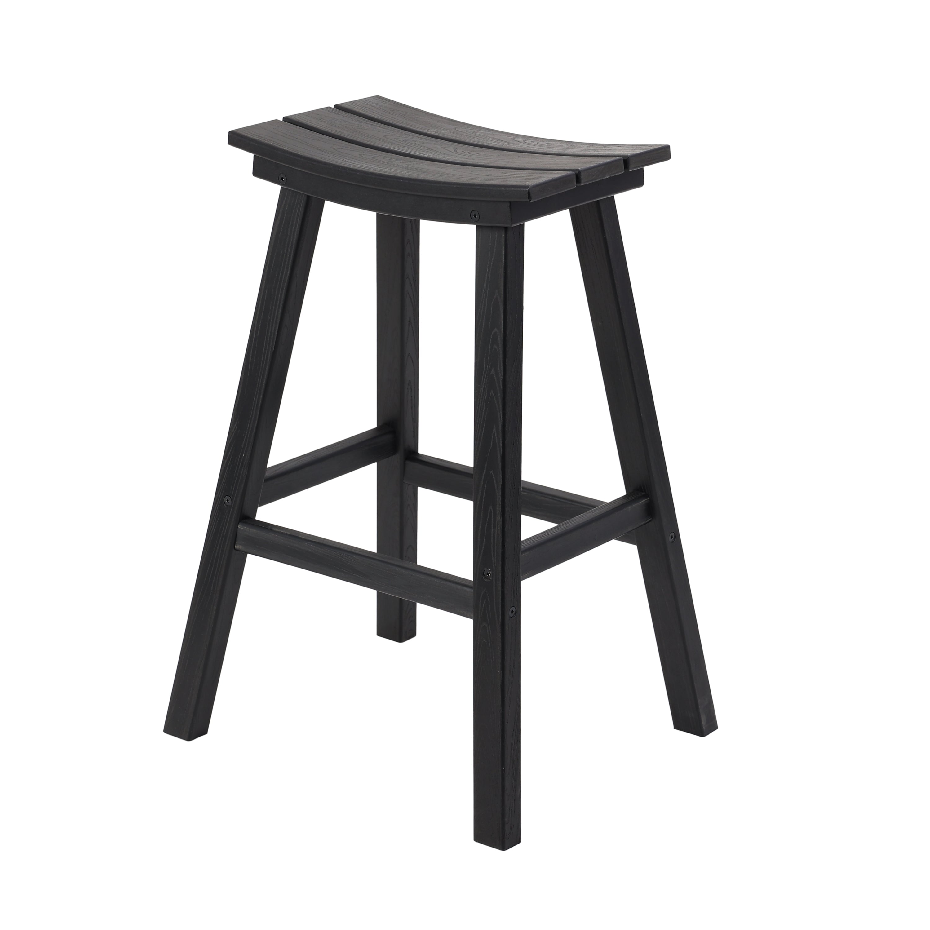 Backyard Lifestyles - Bar Stool - Rectangle Seat - Black