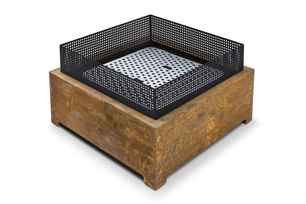 TEMAGAMI - 22" Fire Pit - Corten - Main View