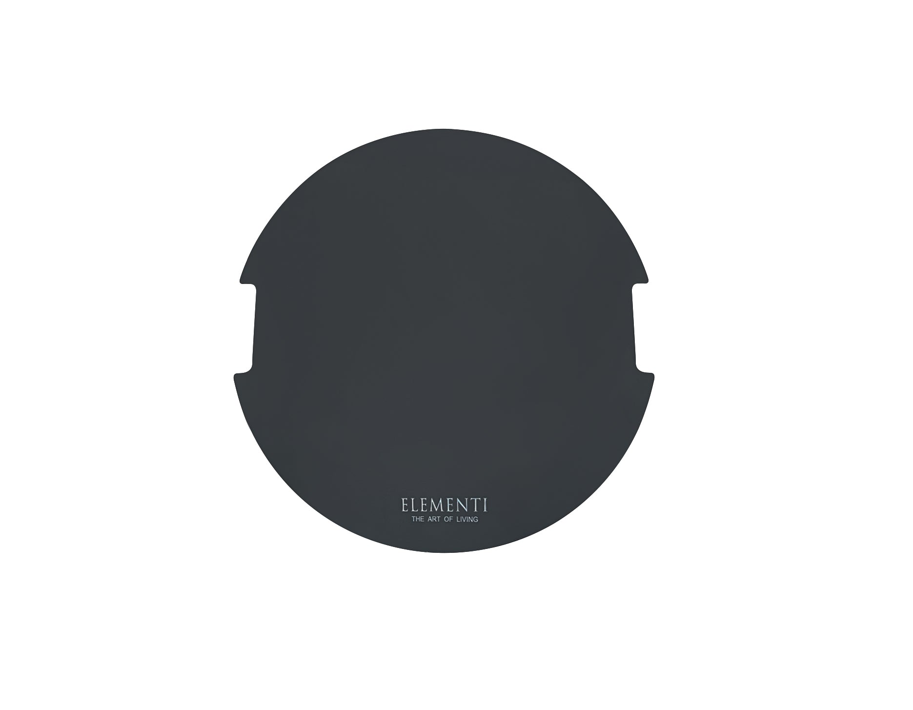 Elementi - Stainless Steel Lid - Round 23.7" Dark Gray (OFG311-SS-DG)