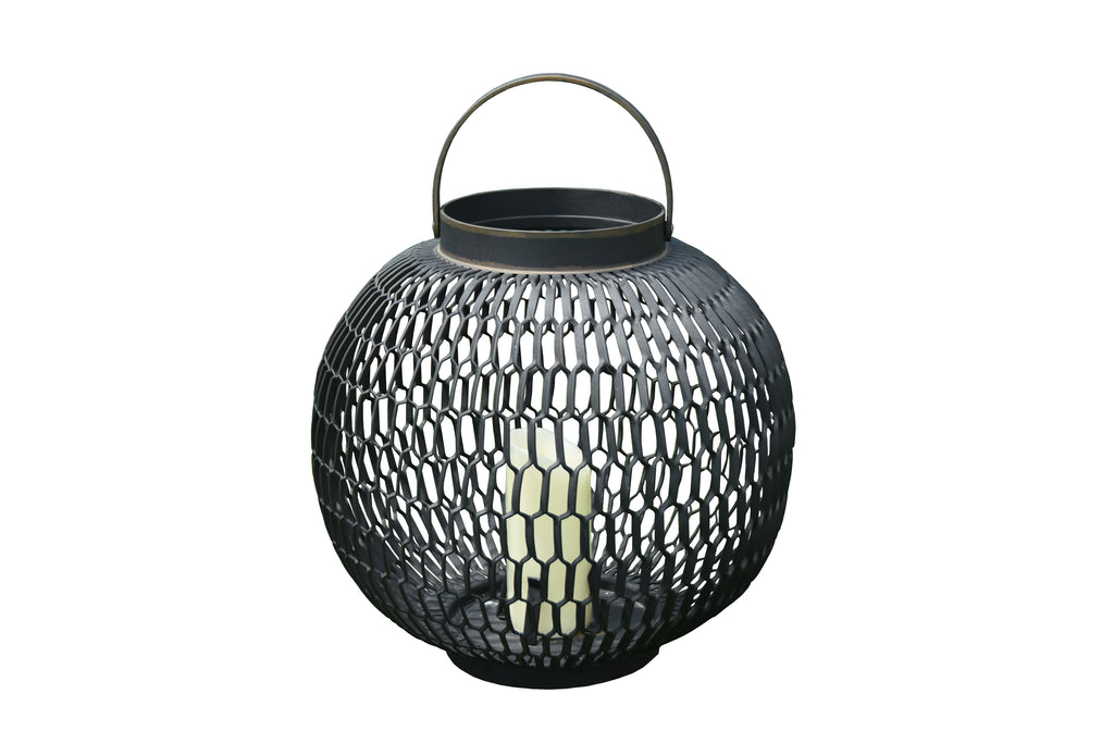 Elementi -- Lantern with Handle - Round - Detail View