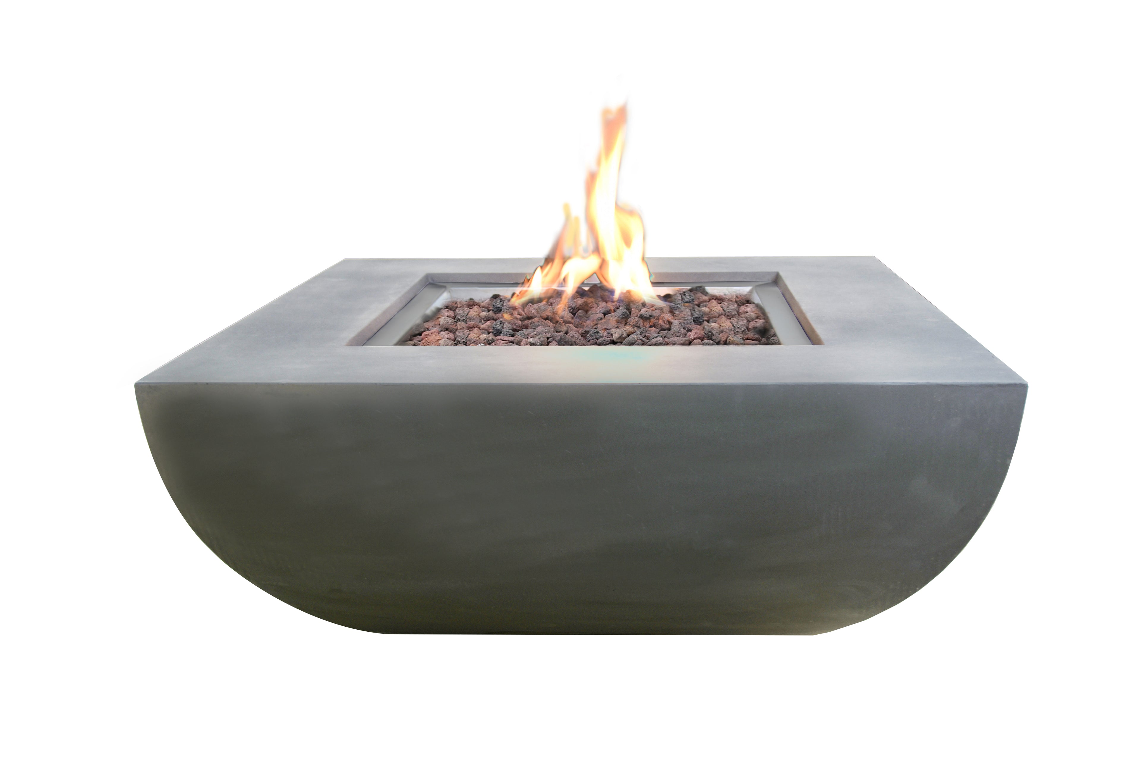 Modeno - Westport Fire Table - Light Gray - Natural Gas