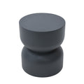 Elementi Home - Chronos Side Table Large - Slate Black