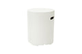 Elementi - Round Tank Cover - Smooth Finish - Cream White