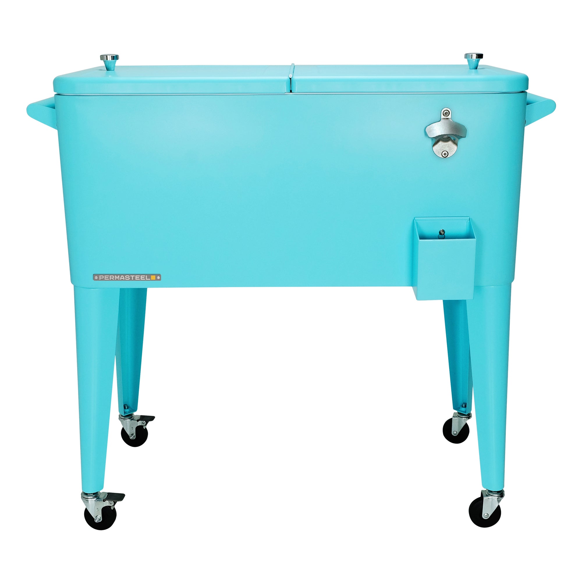 Permasteel -- 80QT Patio Cooler - Turquoise