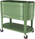 Permasteel -- Elevated Garden Bed with EnGrow TrueSoil™ Technology - Olive